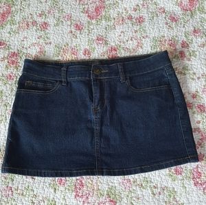 Jean Skirt Sz M